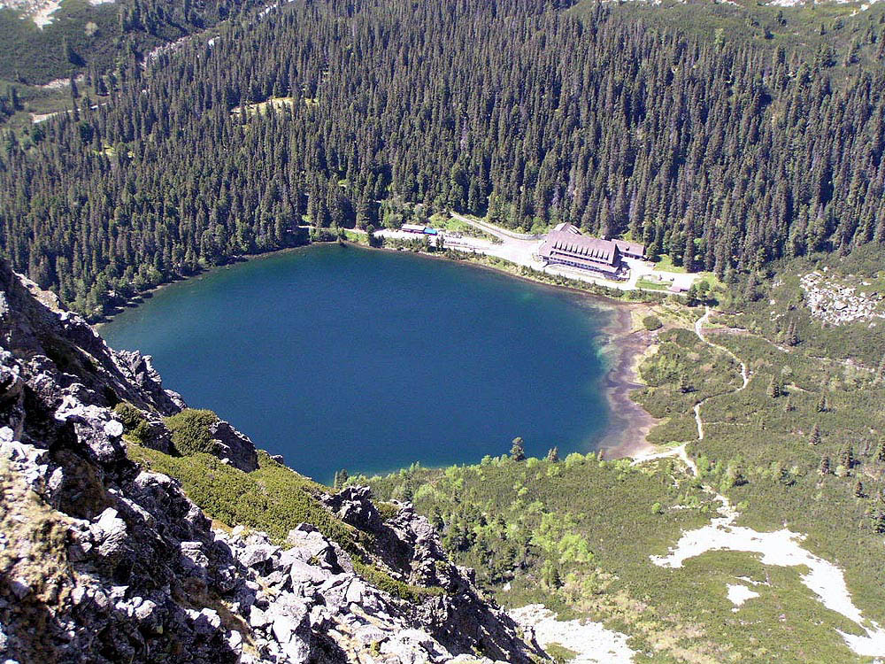 4. Popradske pleso z Ostrvy